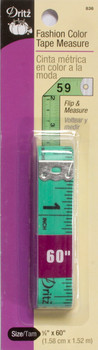 Dritz Fashion Color Tape Measure (Green) Fabric By The Yard